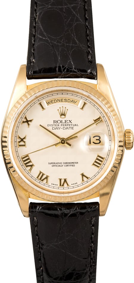 Rolex Day-Date President 18238 Leather Strap