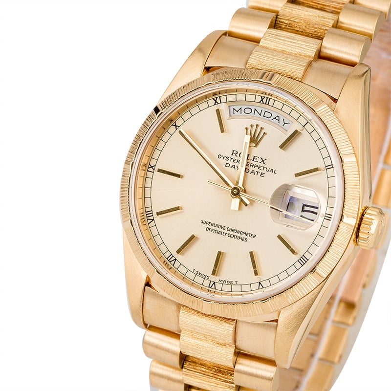 Rolex Day-Date 18248 Barked President