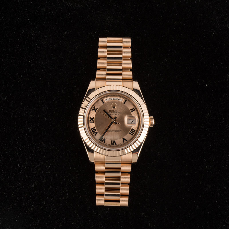 Rolex Day-Date II Ref 218235 Everose Gold