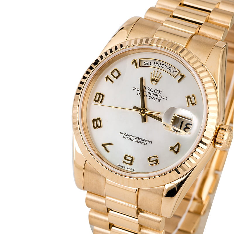 Rolex Day-Date 118238 Mother of Pearl Dial