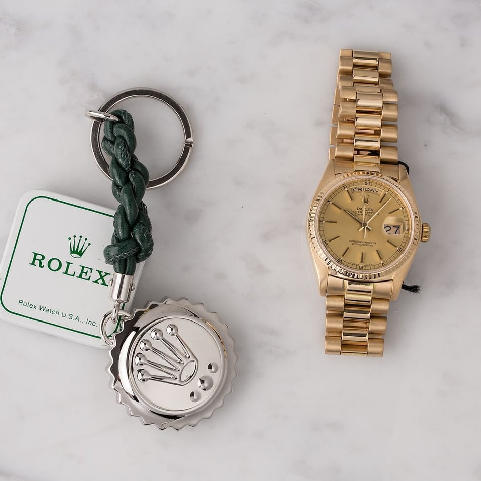 Rolex Day-Date 18038 President Certified Watch