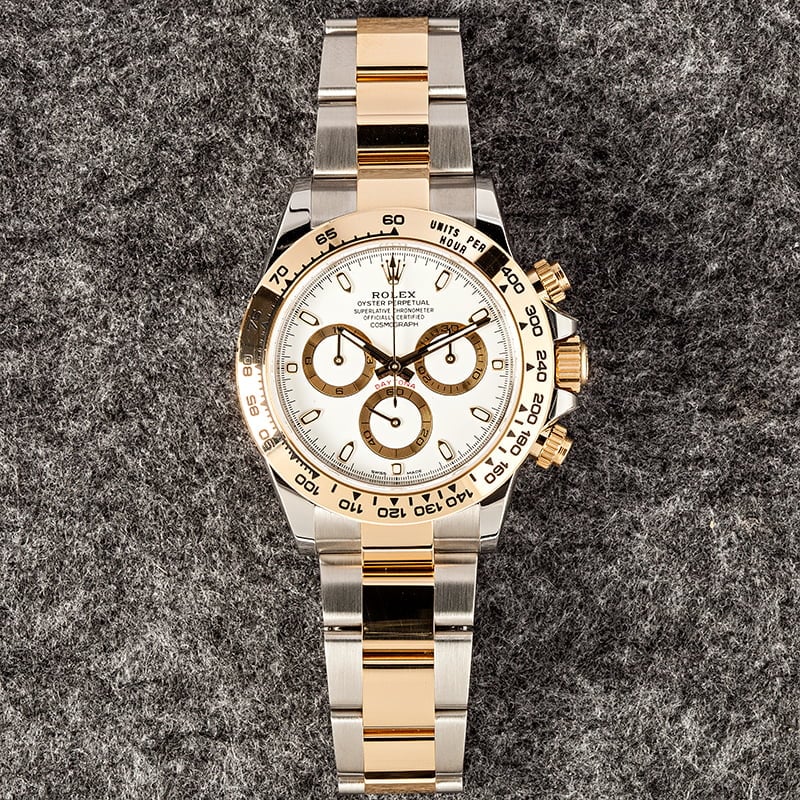 Rolex daytona shop 116503 white dial