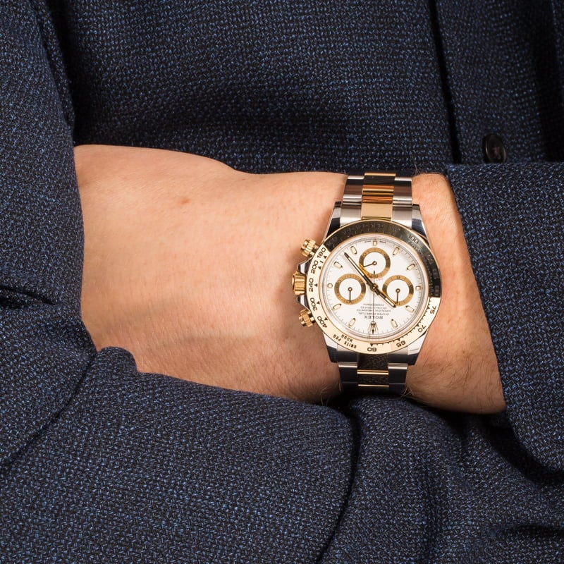 Rolex Daytona Cosmograph 116503 Two Tone with White Dial