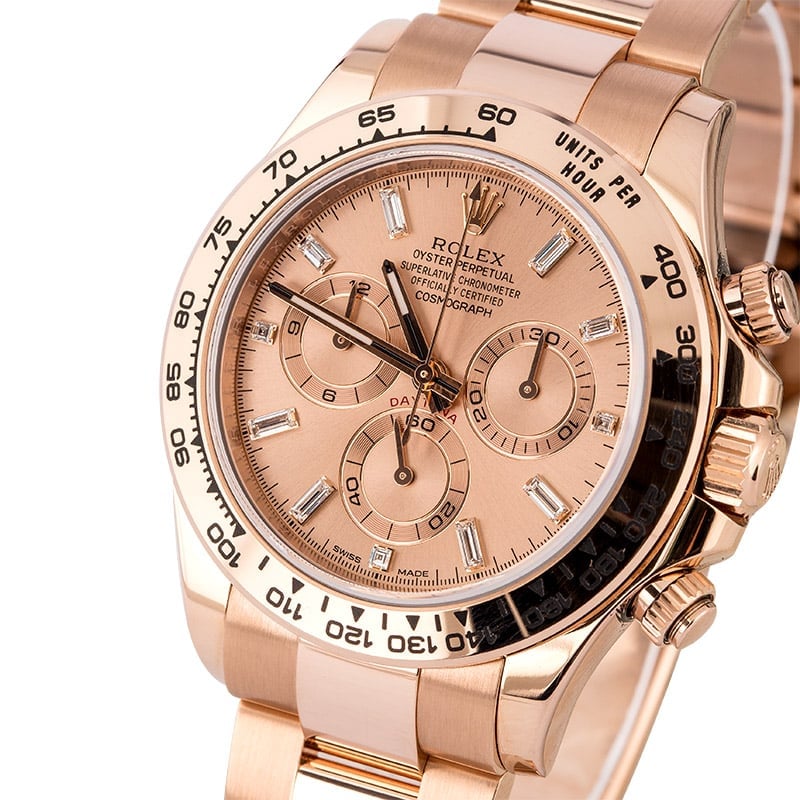 Rose gold Daytona 116505 Diamond Dial