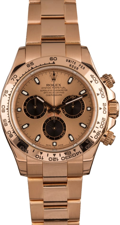 rolex rose gold daytona