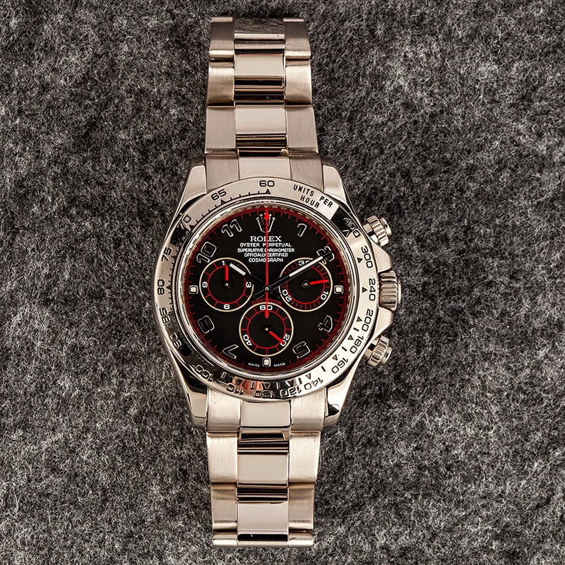 Men's Rolex Daytona 116509 White Gold Oyster