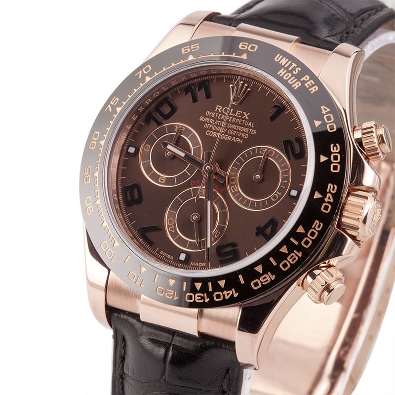 Pre-Owned Rolex Daytona 116515 Chocolate Dial t