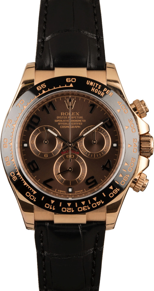 Pre-Owned Rolex Daytona 116515 Chocolate Dial