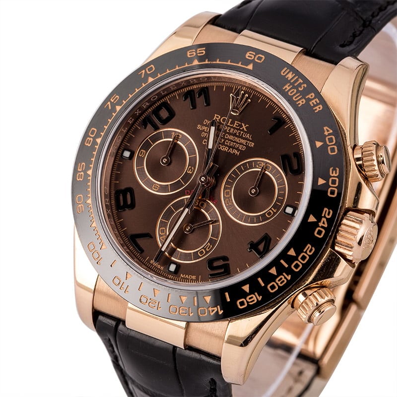Pre-Owned Rolex Daytona 116515 Chocolate Dial