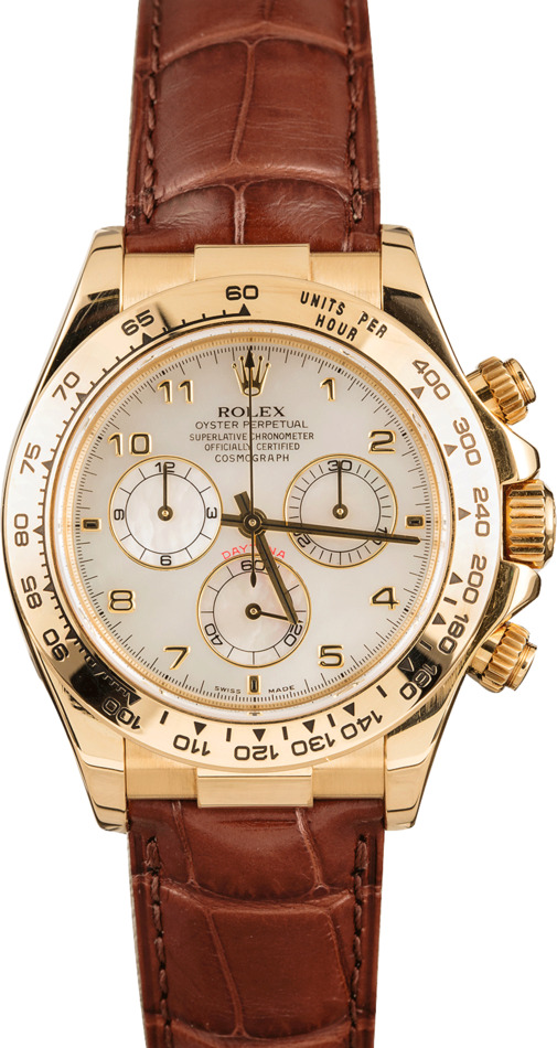 Pre-Owned Rolex Daytona 116518 Mother of Pearl