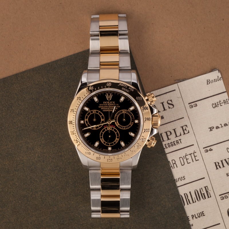 Rolex Daytona Two Tone 116523 Black