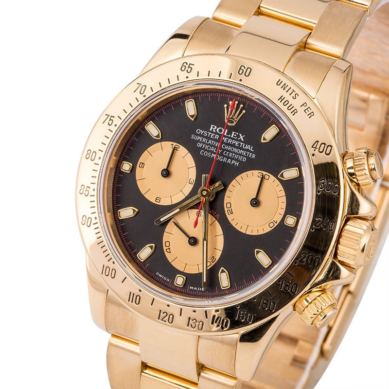 Used Rolex Daytona 116528 Black Dial