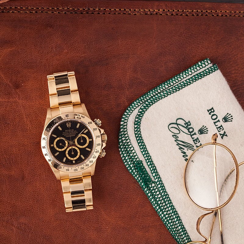 Rolex Daytona Yellow Gold Zenith 16528