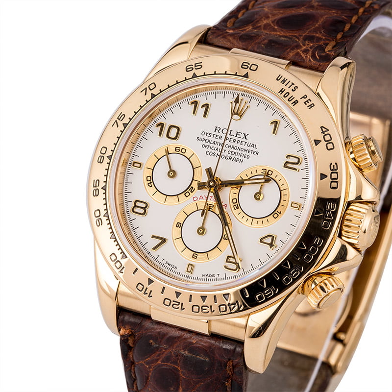 Pre Owned Rolex Daytona 16518 Arabic Numbers