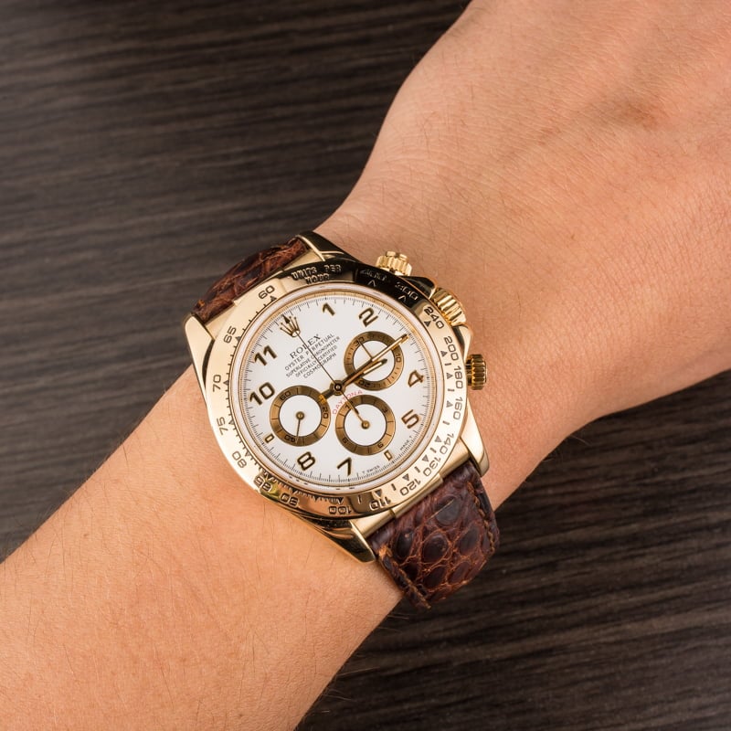 Pre Owned Rolex Daytona 16518 Arabic Numbers
