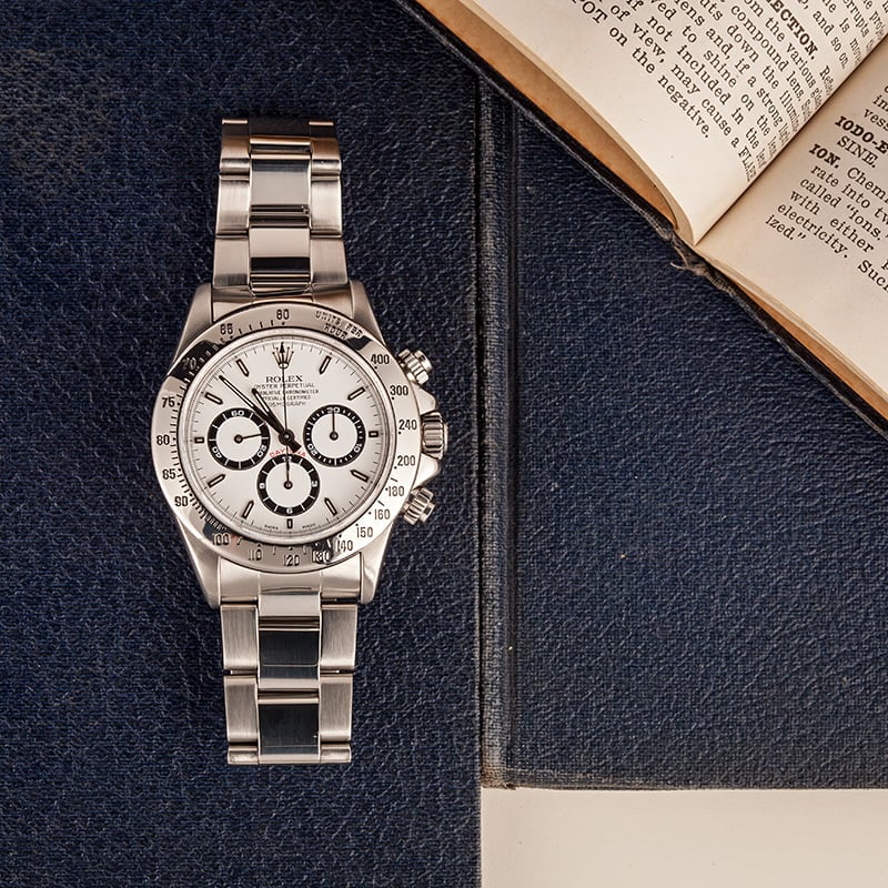 Used Rolex Daytona 16520 White Dial