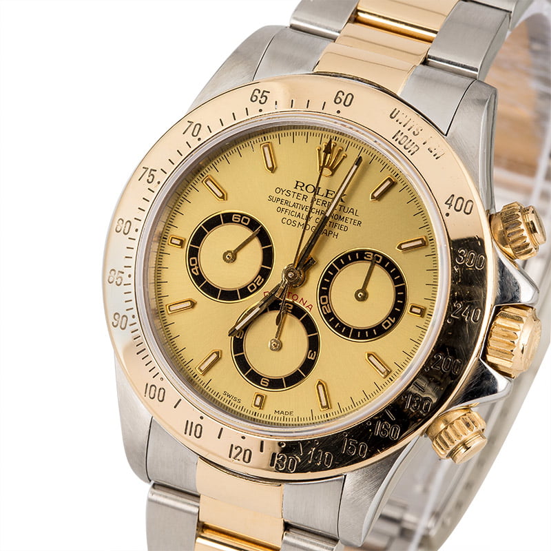 Rolex Daytona Cosmograph 16523 Luminous Champagne Dial