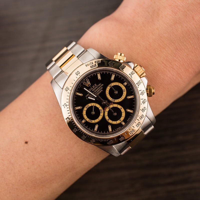 Used Rolex Daytona Cosmograph 16523 Black Dial