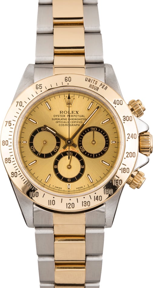 Pre Owned Rolex Daytona 16523 Stainless Steel & Gold