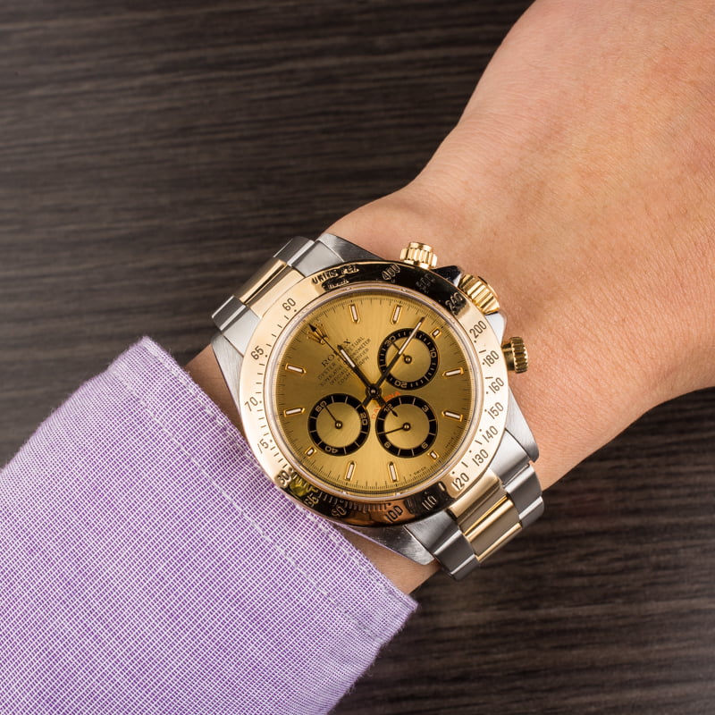 Used Rolex Daytona 16523 Champagne Dial 40MM
