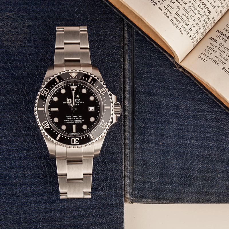 Used Rolex Sea Dweller Deepsea 116660 Ceramic Black Bezel T