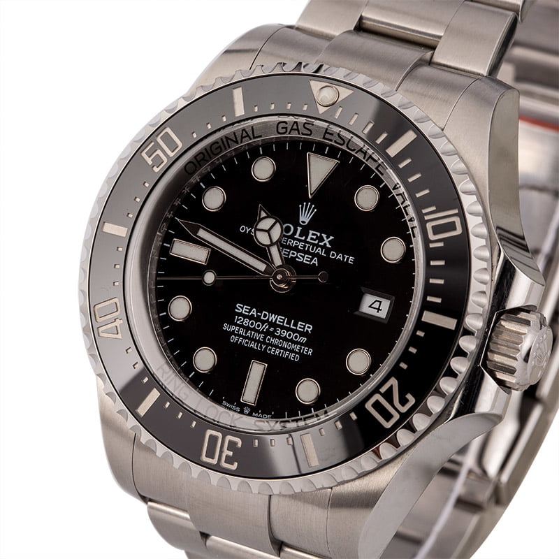 Unworn Rolex DeepSea 126660 Steel Oyster Ceramic Bezel