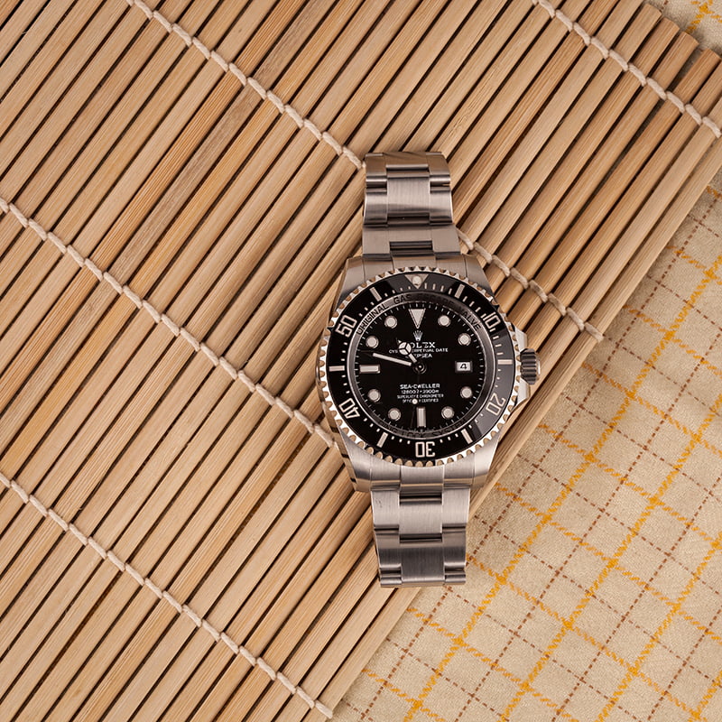 Unworn Rolex DeepSea 126660 Steel Oyster Ceramic Bezel