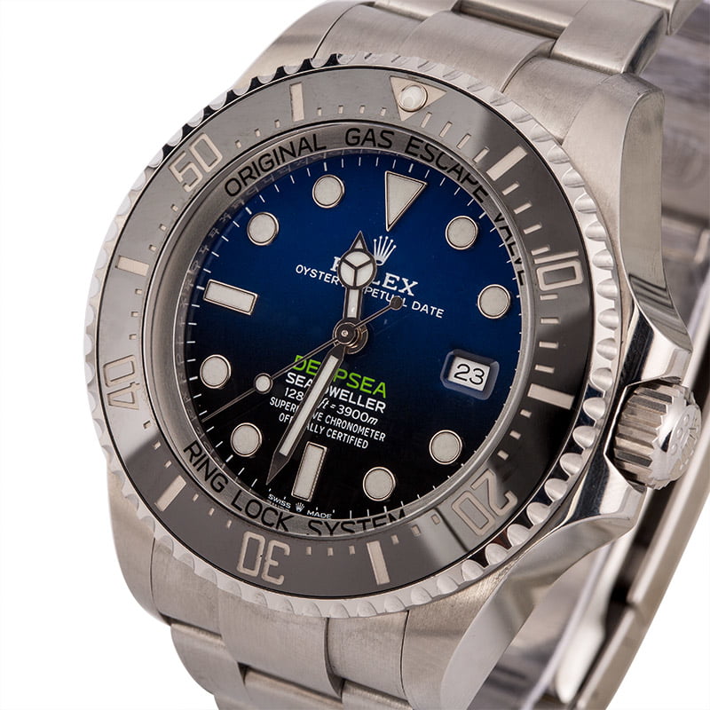 Used Rolex Steel DeepSea 126660 D-Blue Ceramic Model T