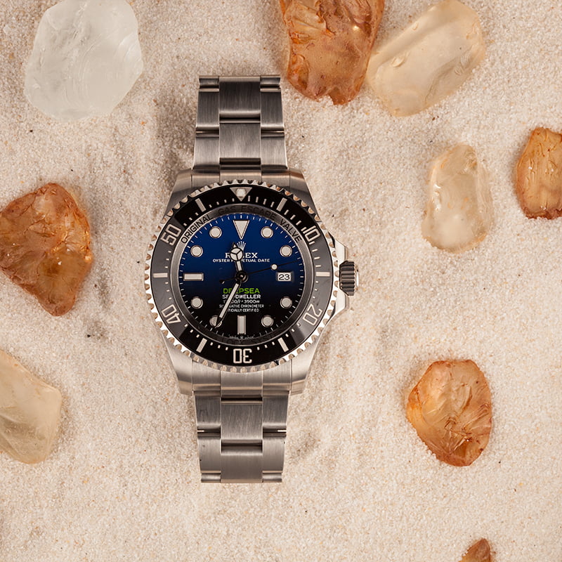 Used Rolex Steel DeepSea 126660 D-Blue Ceramic Model T
