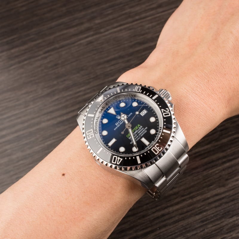 Pre-Owned Rolex Deepsea Blue 116660B "James Cameron"