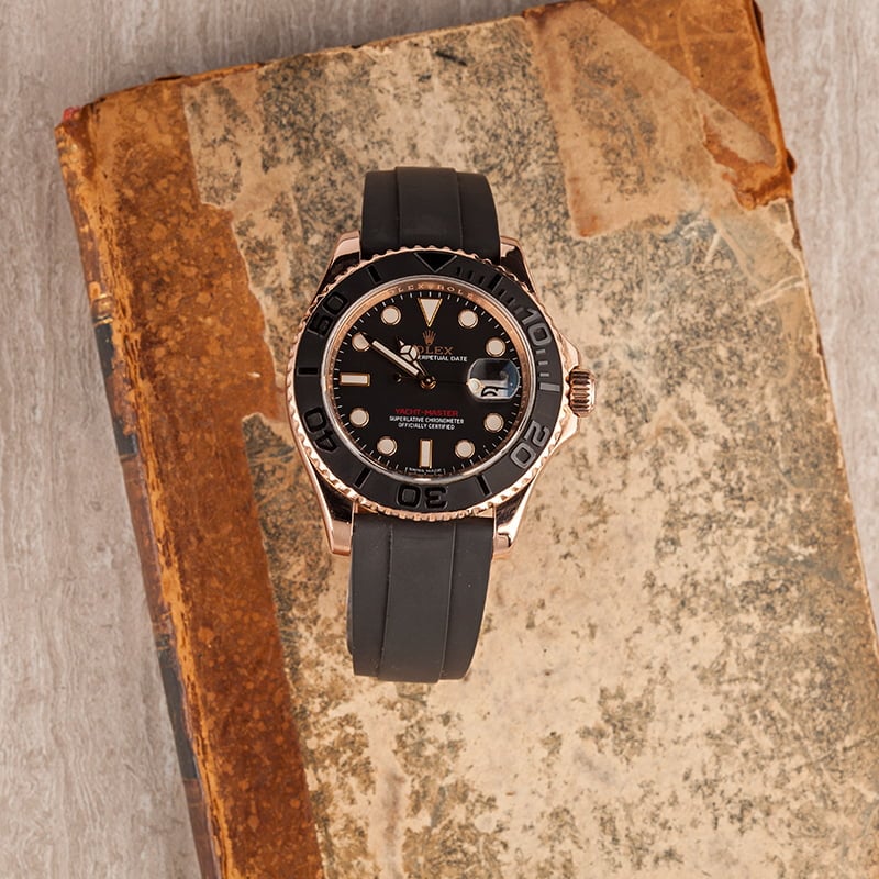 Used Rolex Everose Yacht-Master 116655 t