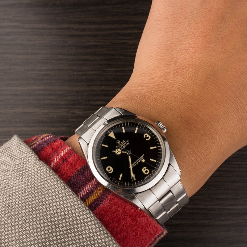 Vintage 1966 Rolex Explorer 1016 Glossy Gilt Dial