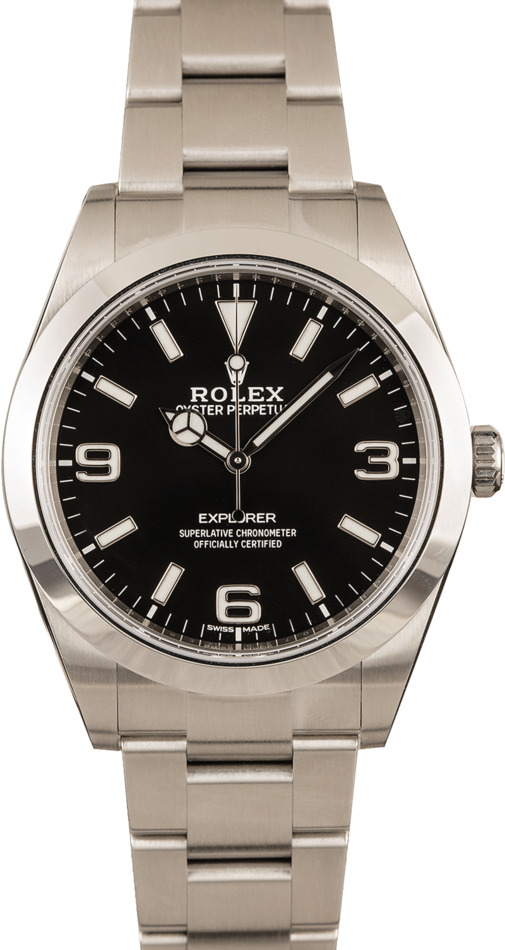 Rolex Explorer I 114270 Steel 100% Authentic