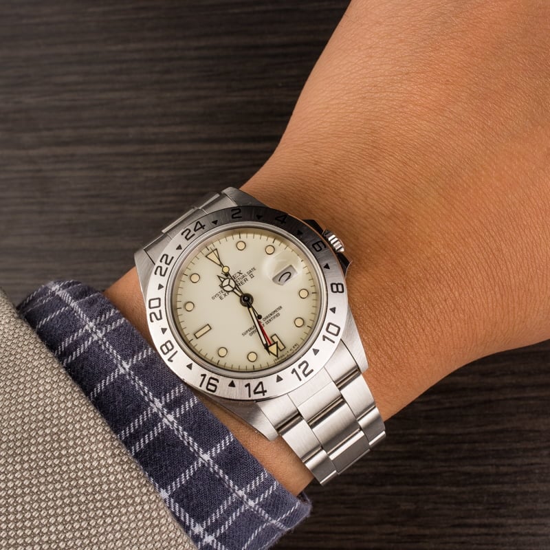 Vintage 1984 Rolex Explorer 16550 Cream Dial