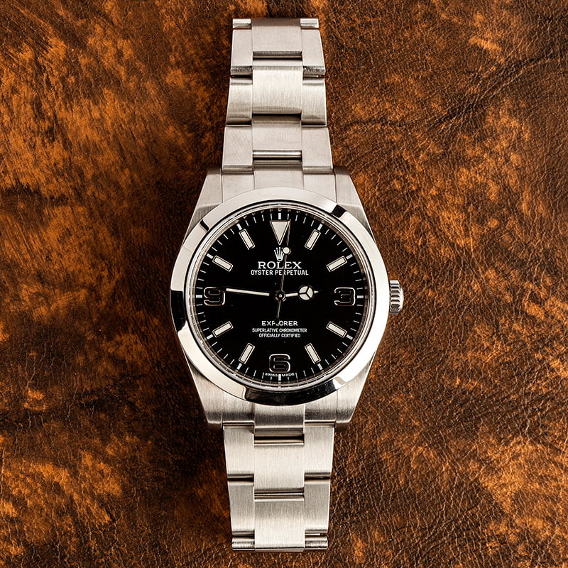 Stainless Steel Rolex Explorer 214270