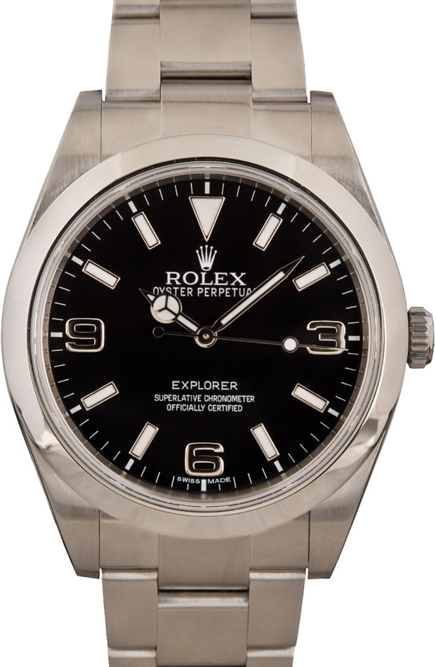 Rolex Explorer 214270 Mark I Black Arabic Dial