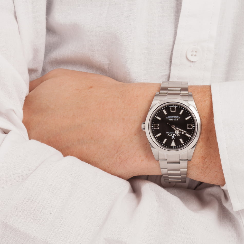 Rolex Explorer 214270 Mark 1 Black Dial