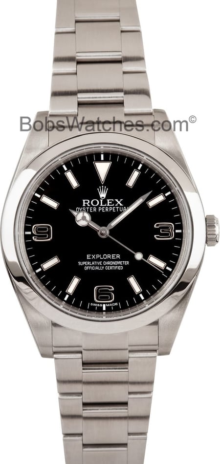 Rolex Explorer 114270 Serial Engraved