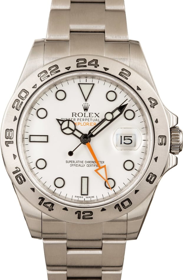 rolex watch white face