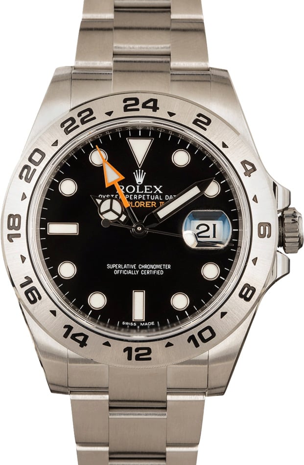 Rolex Explorer II Ref 216570 Steel Oyster Band