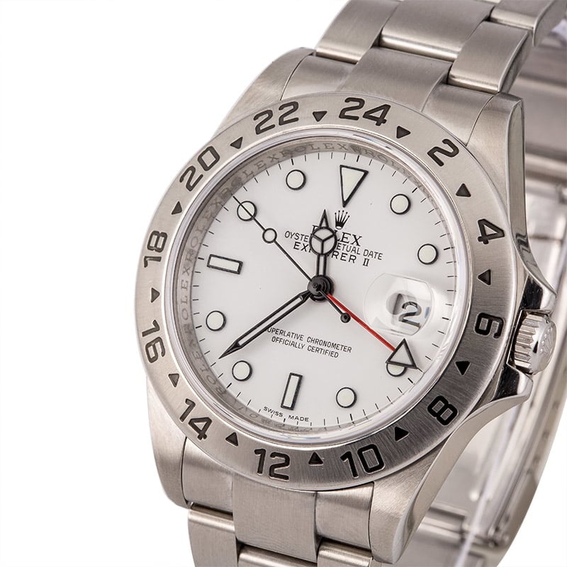 Used Rolex Explorer II Ref 16570 'Polar' Dial