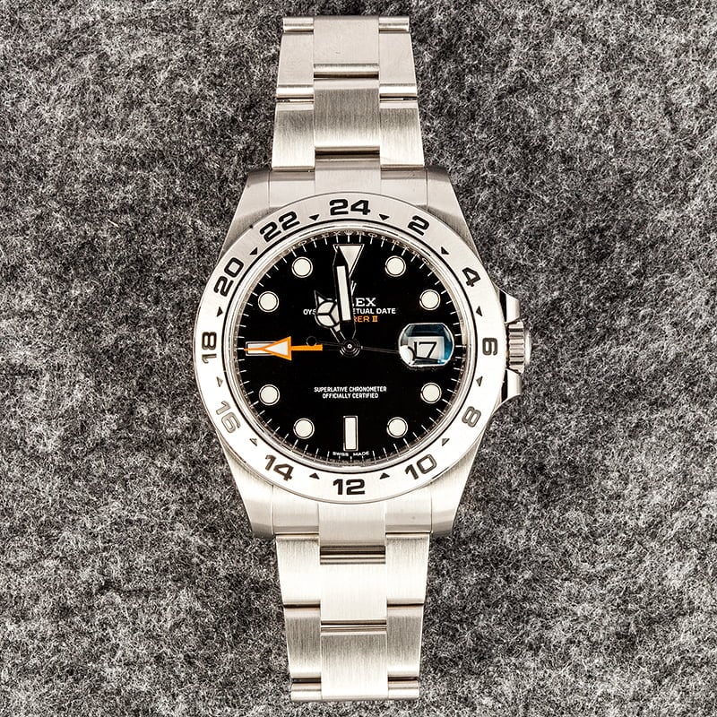 Rolex Explorer II Ref 216570 Orange GMT Hand