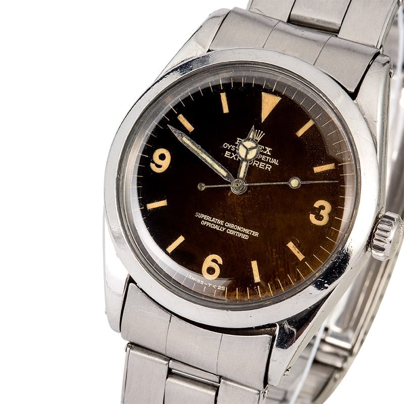 Vintage Rolex Explorer 1016 Tropical Dial