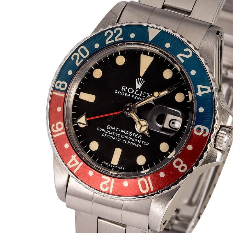 Vintage Pepsi Rolex GMT-Master 1675