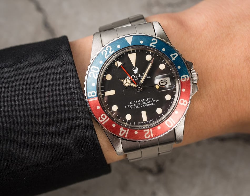 Vintage Pepsi Rolex GMT-Master 1675