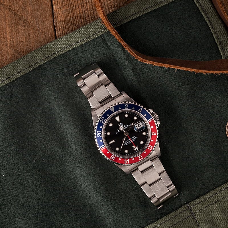 PreOwned Rolex GMT-Master 'Pepsi' 16700 Steel Oyster