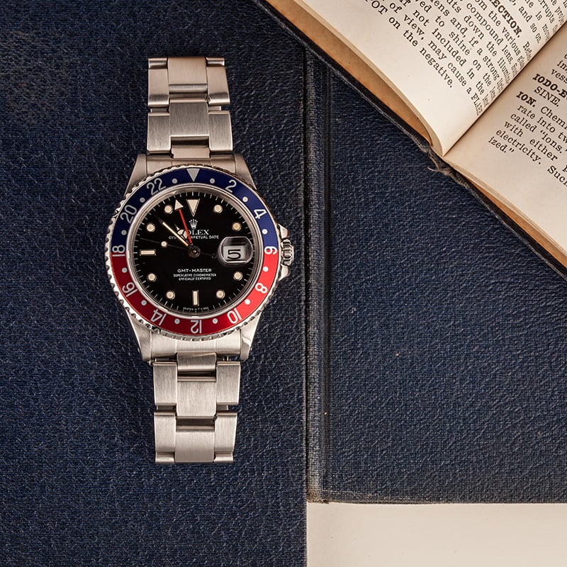 Used Rolex GMT-Master II Ref 16700 'Pepsi' Insert