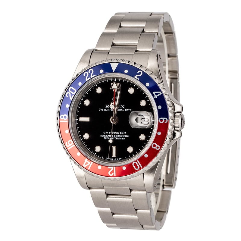 Certified Rolex GMT-Master 16700 'Pepsi' Bezel