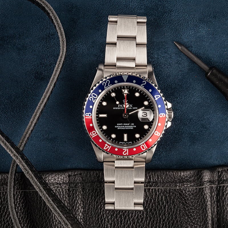 Certified Rolex GMT-Master 16700 'Pepsi' Bezel