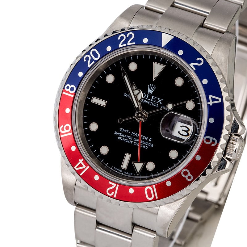 Rolex GMT-Master II Ref 16710 No Holes Case